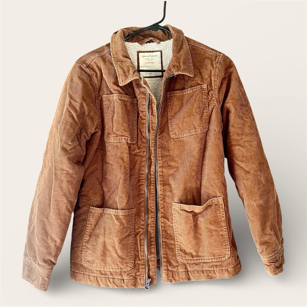 Hanna Andersson Corduroy Sherpa Full Zip Jacket